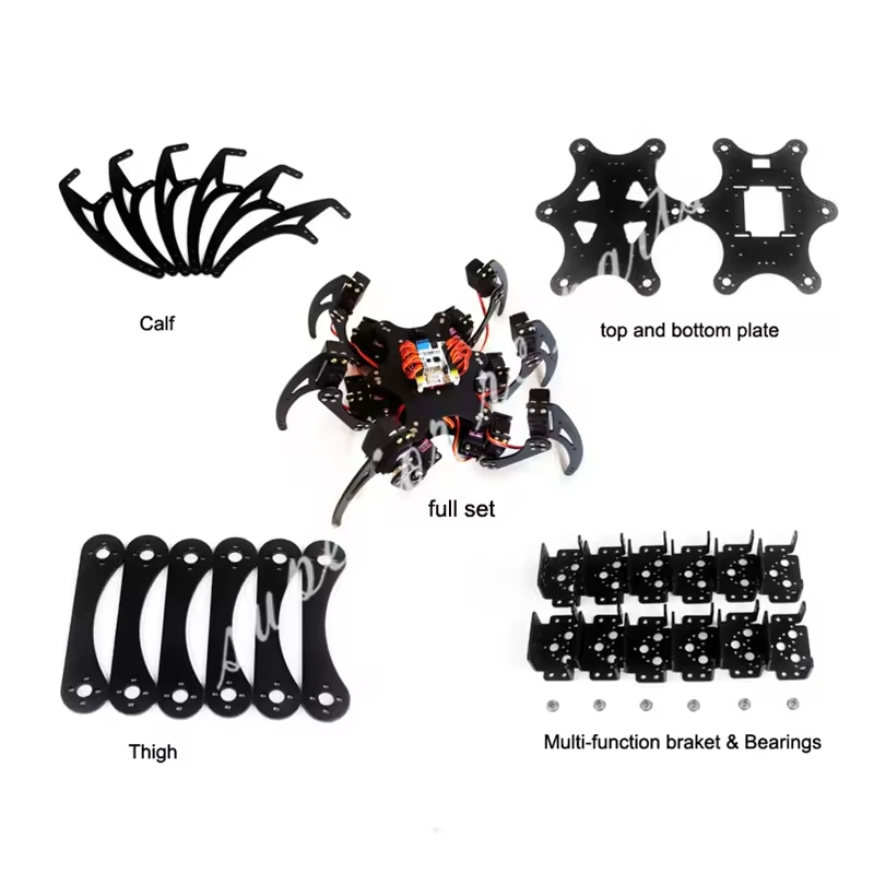 Diy Robot Electronics Kit - Support d'araignée hexagonale en aluminium 18