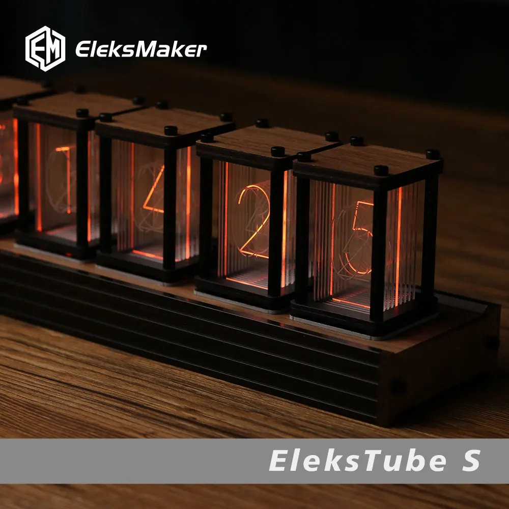 Diy Electronics Gift Ideas - Horloge à tube Nixie RVB, horloge