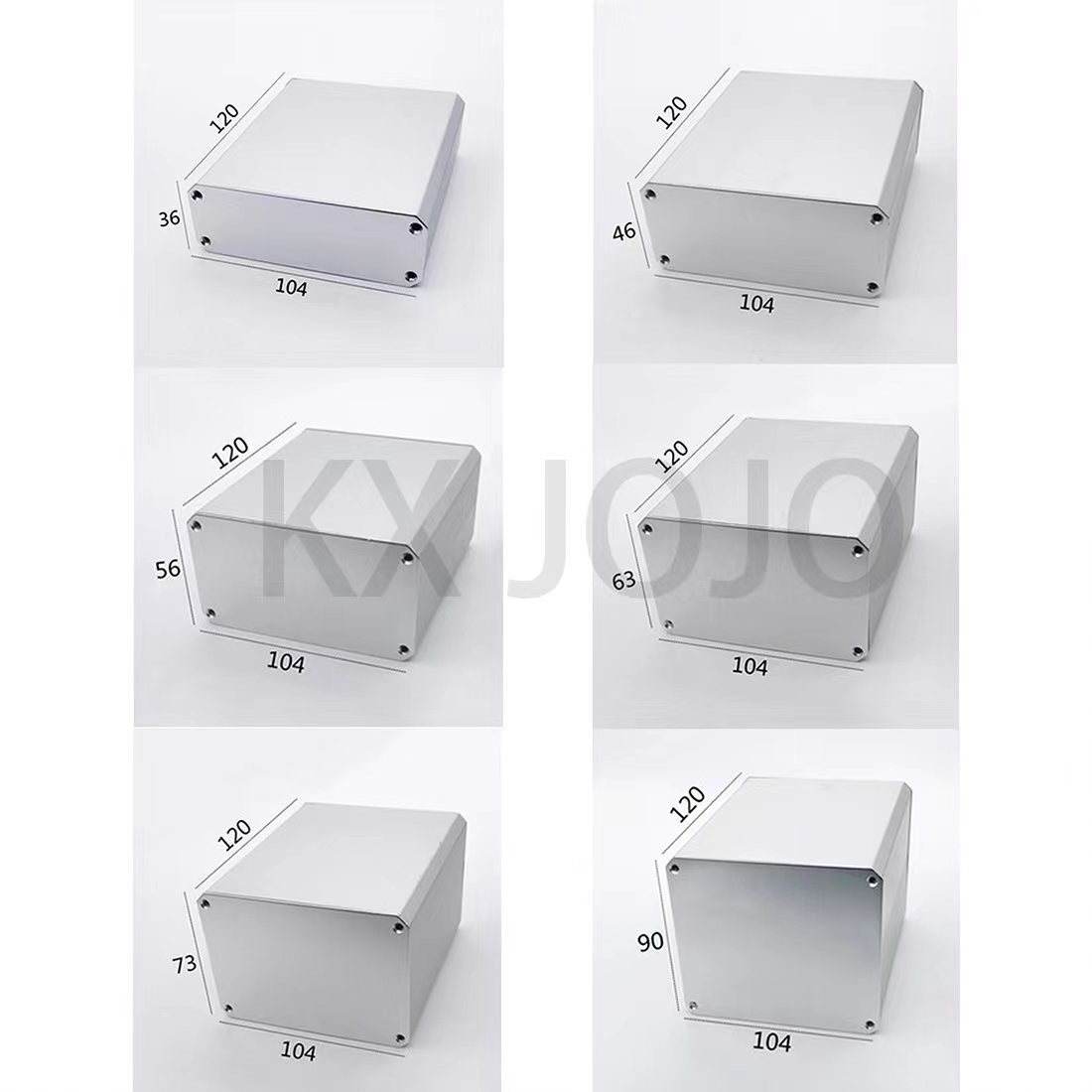 Diy Enclosure For Electronics - Boîtier en aluminium 104x36/46/56/63/73/90x120mm, boîte à