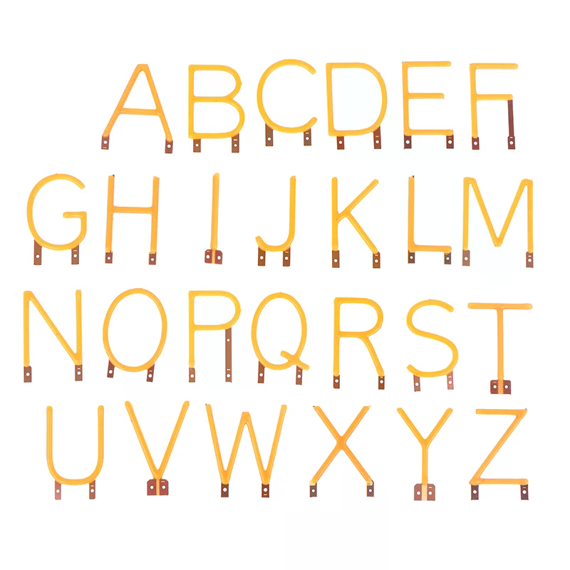 Diy Electronics News - Filament de lettres anglaises COB LED,