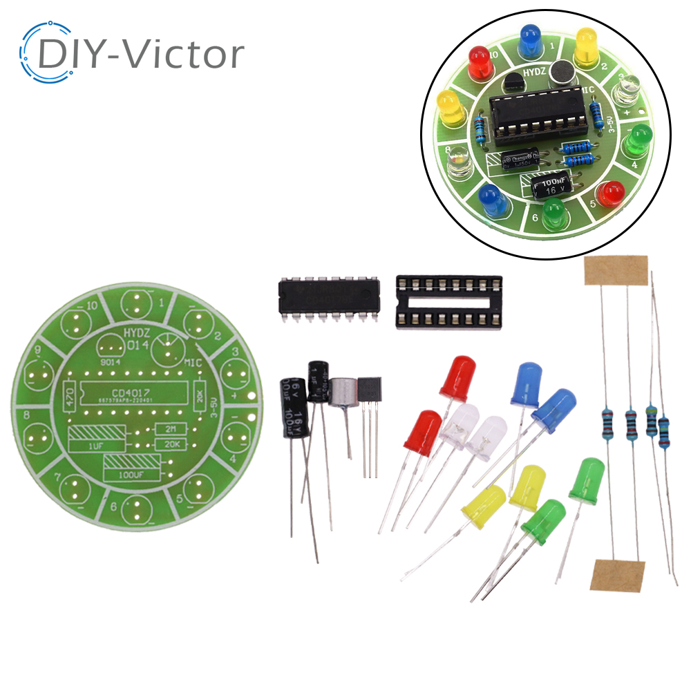 Diy Electronics Lab - Kit d'éclairage LED rotatif à commande
