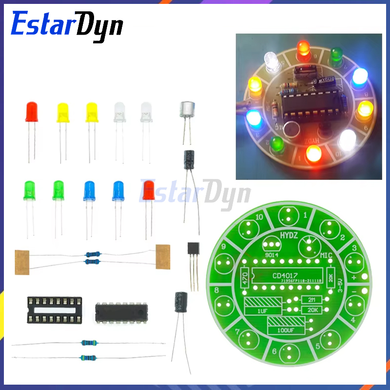 Diy Electronics Lab - Estardyn CD4017 kit de lumière LED