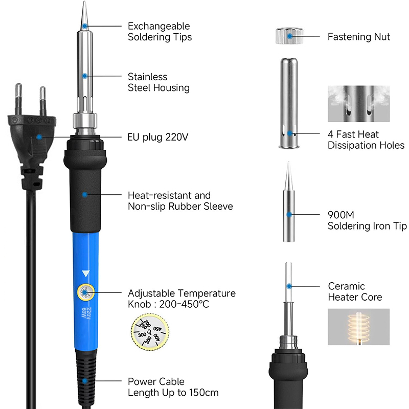 Kit de fer à souder électrique - Diy Electronics News avis et prix