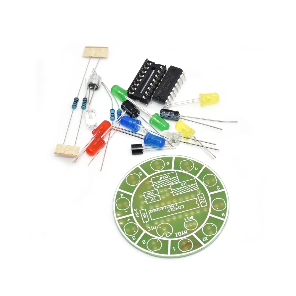 Lampes LED CD4017 colorées rot - Diy Electronics Lab avis et prix