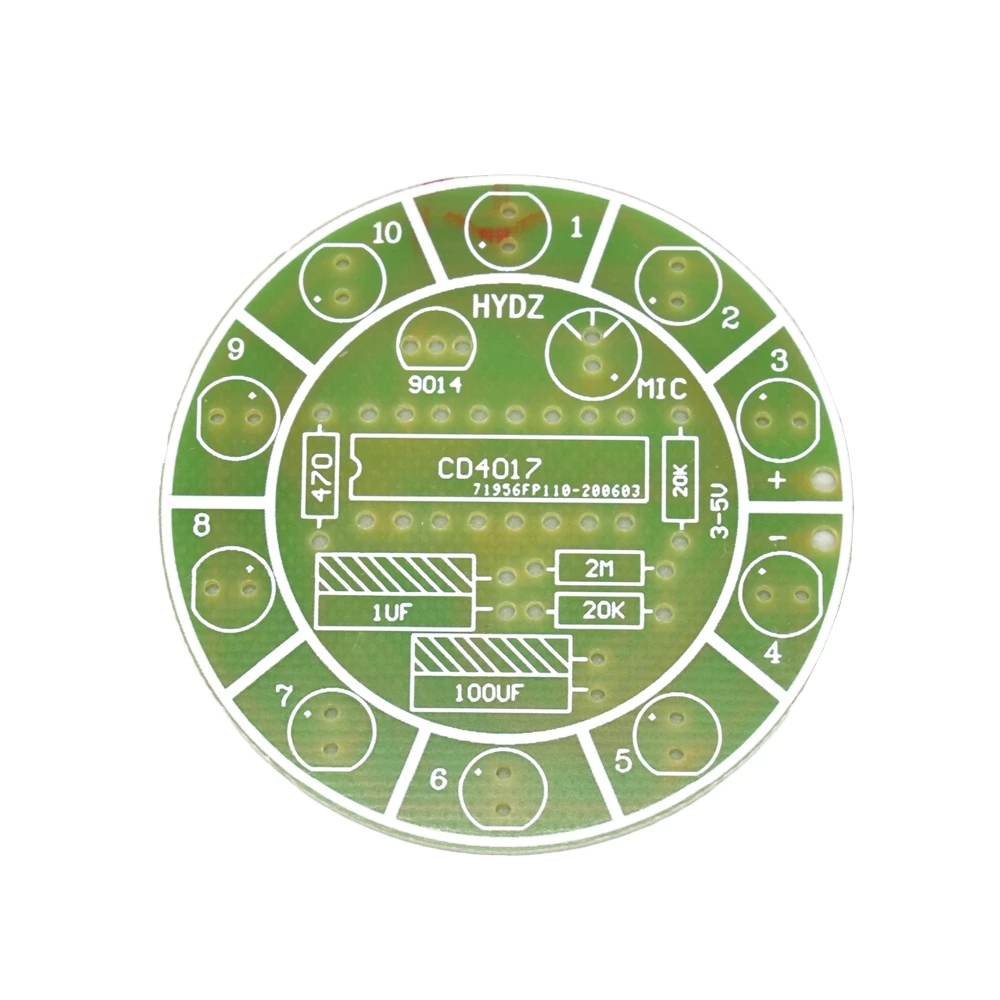 Lampes LED CD4017 colorées rot - Diy Electronics Lab avis et prix