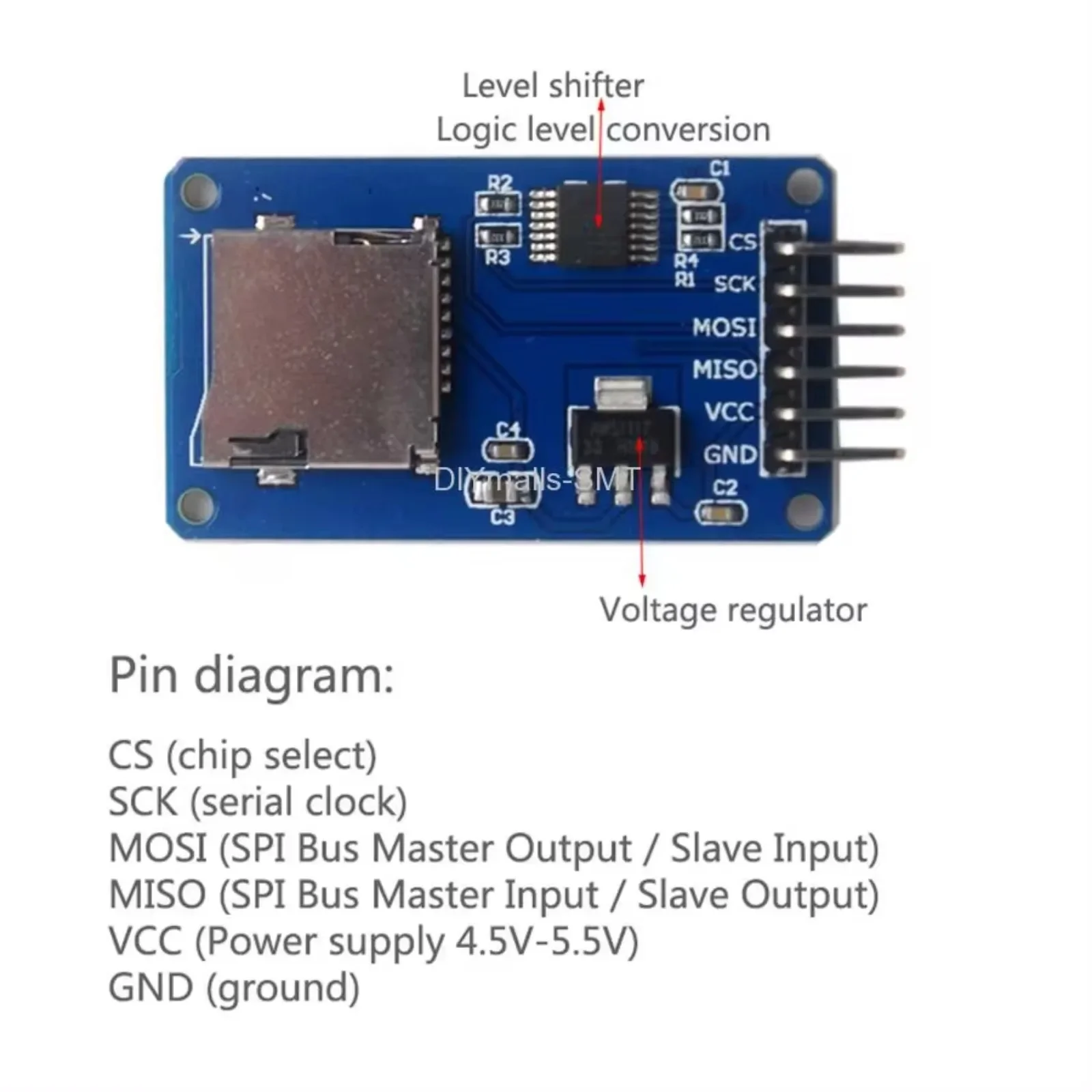 Module de carte Micro SD Mini  - Sd Card Module Spi avis et prix