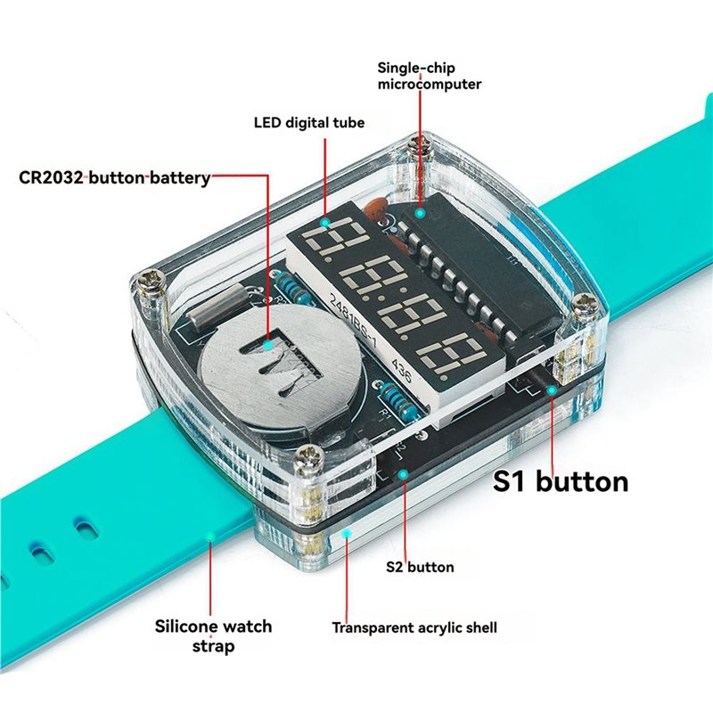 Kit électronique de montre LED - Diy Electronics Watch avis et prix