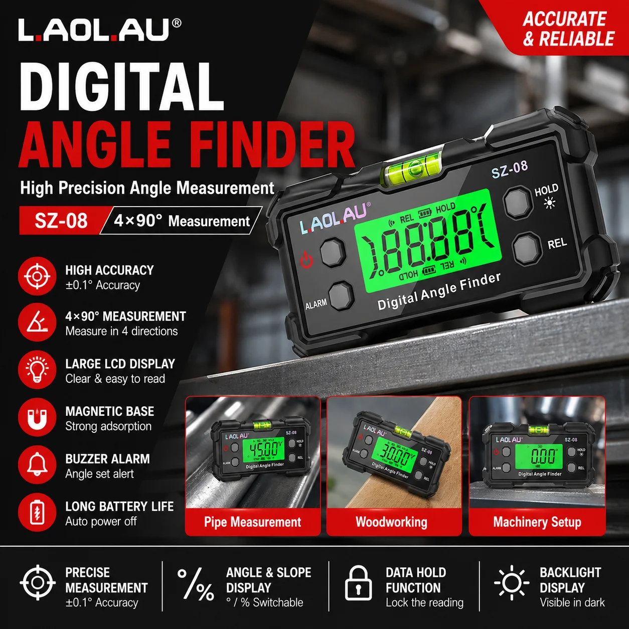Jauge d'angle numérique avec n - Diy Electronics Storage avis et prix
