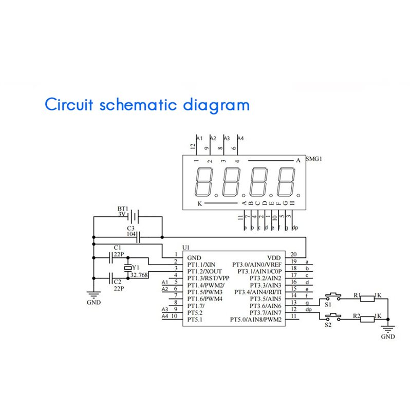 Kit électronique de montre LED - Diy Electronics Watch avis et prix